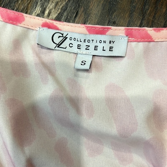 Pink Leopard Top size Medium - Picture 3 of 3